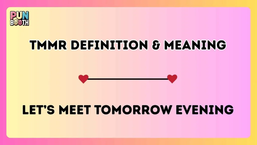 tmmr Definition & Meaning