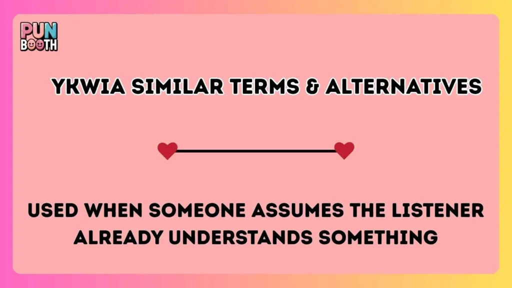 ykwia Similar Terms & Alternatives