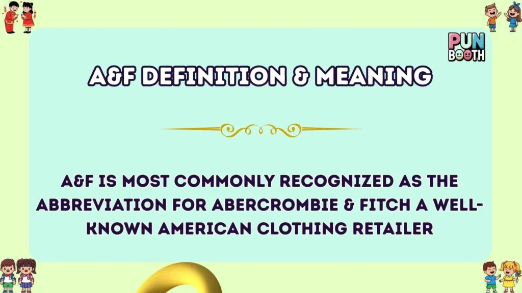 aandf Definition & Meaning