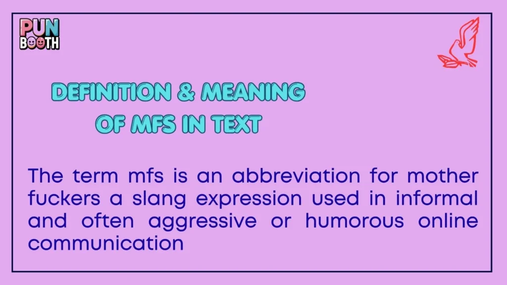 Definition & Meaning of MFS in Text