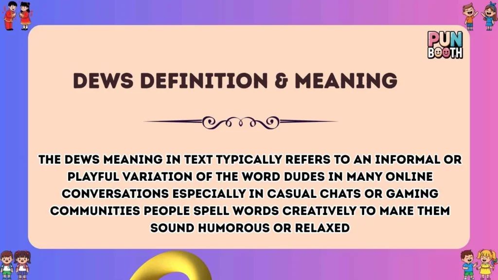 dews Definition & Meaning