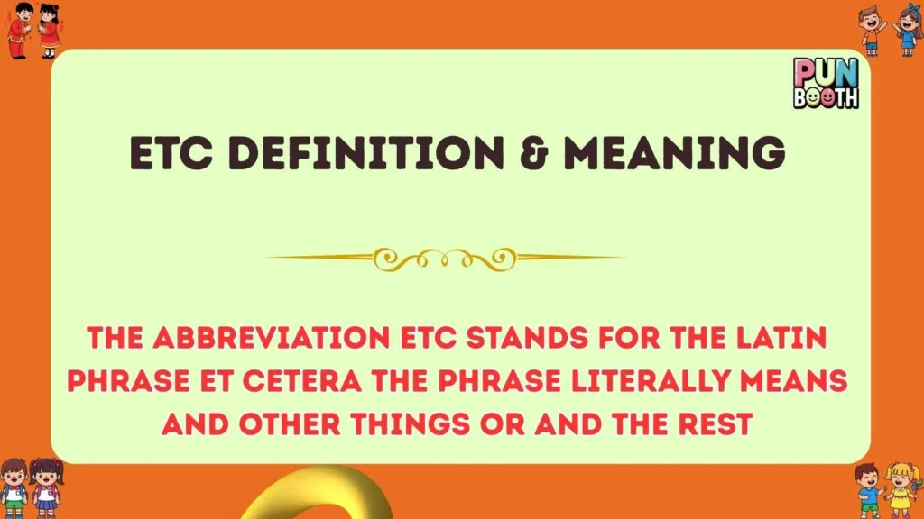 ETC Definition & Meaning