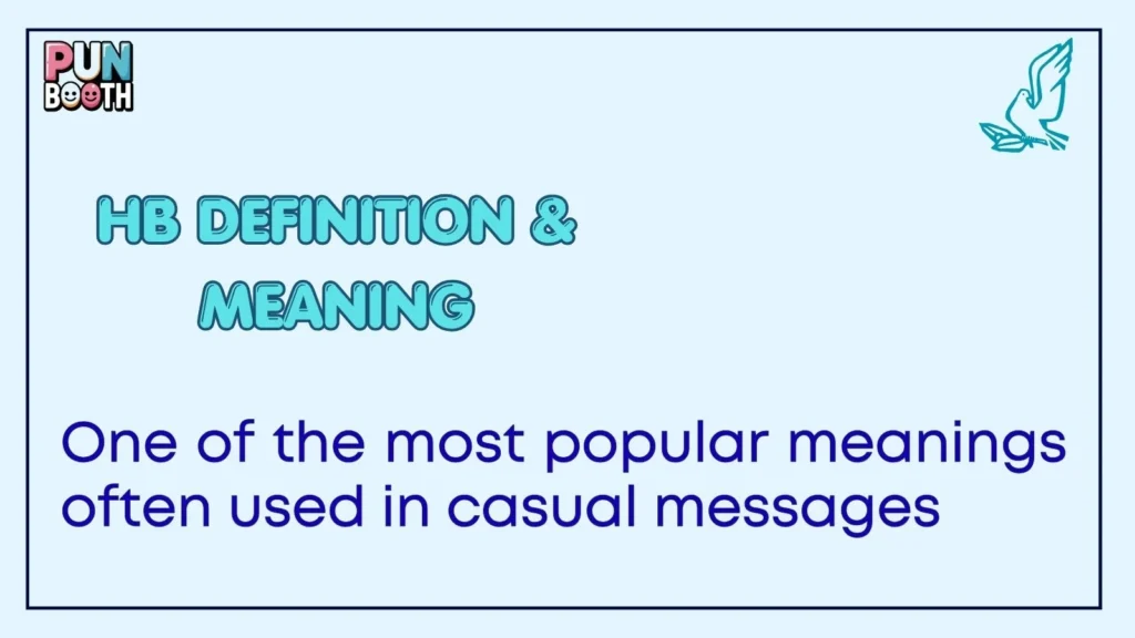 hb Definition & Meaning