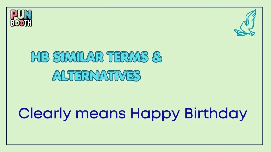 hb Similar Terms & Alternatives