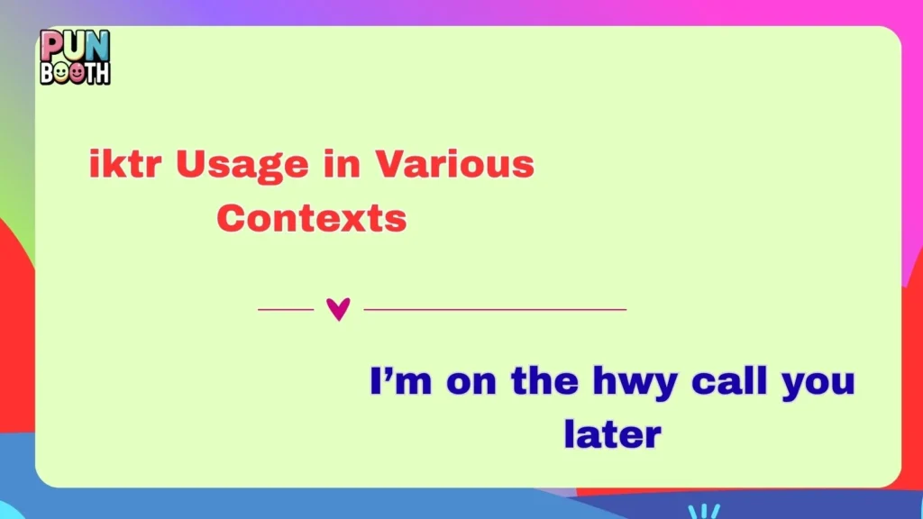hwy Usage in Various Contexts