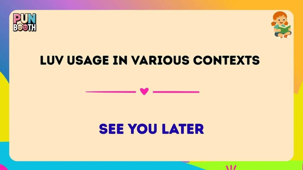 luv Usage in Various Contexts 