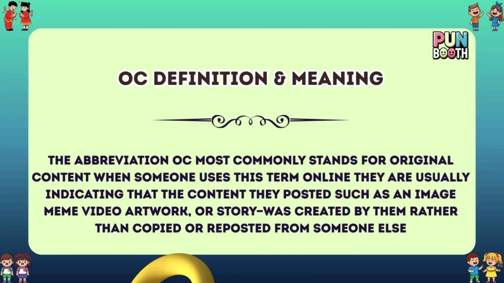 oc Definition & Meaning