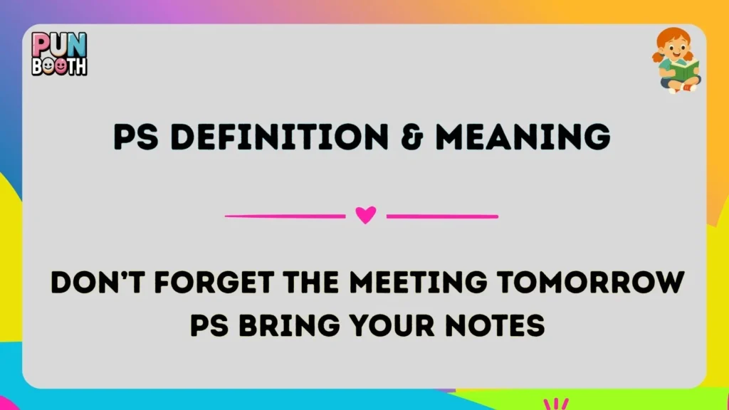 ps Definition & Meaning