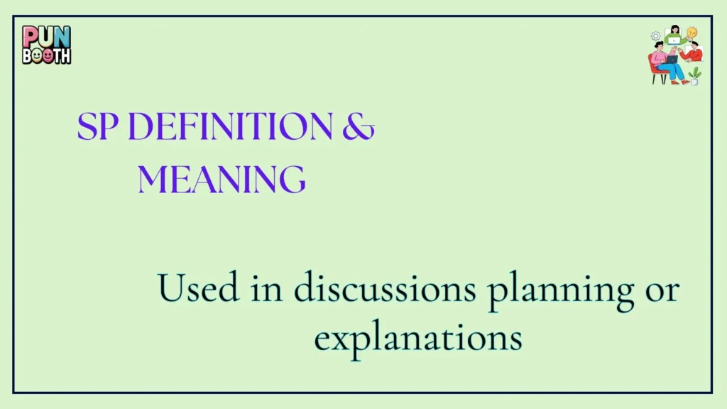 sp Definition & Meaning 