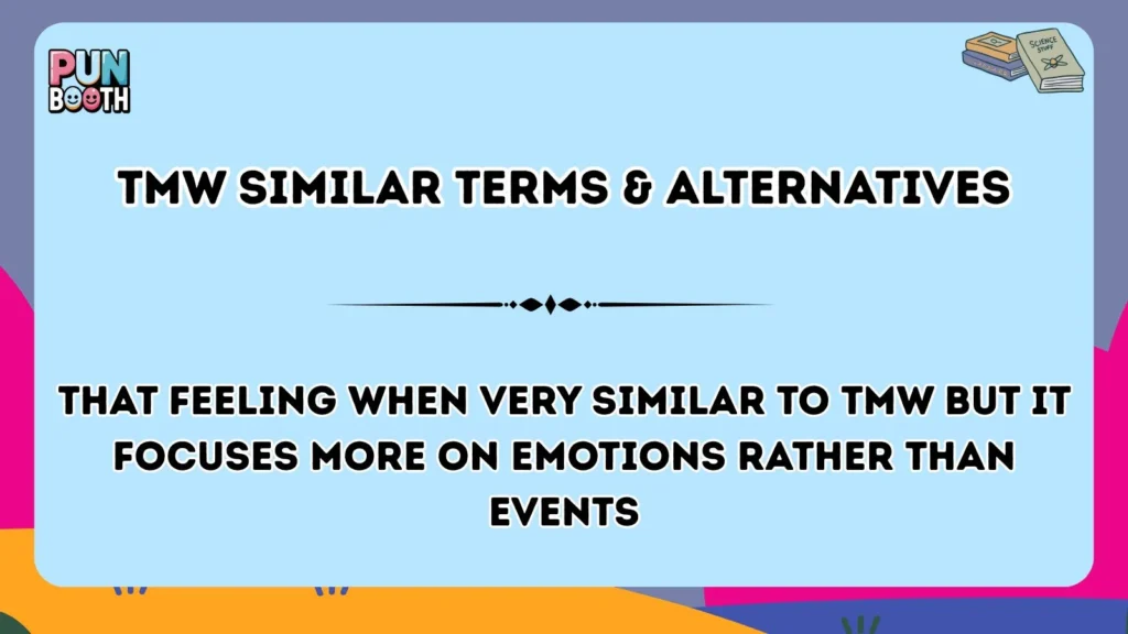 tmw Similar Terms & Alternatives