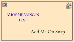 amos meaning in text