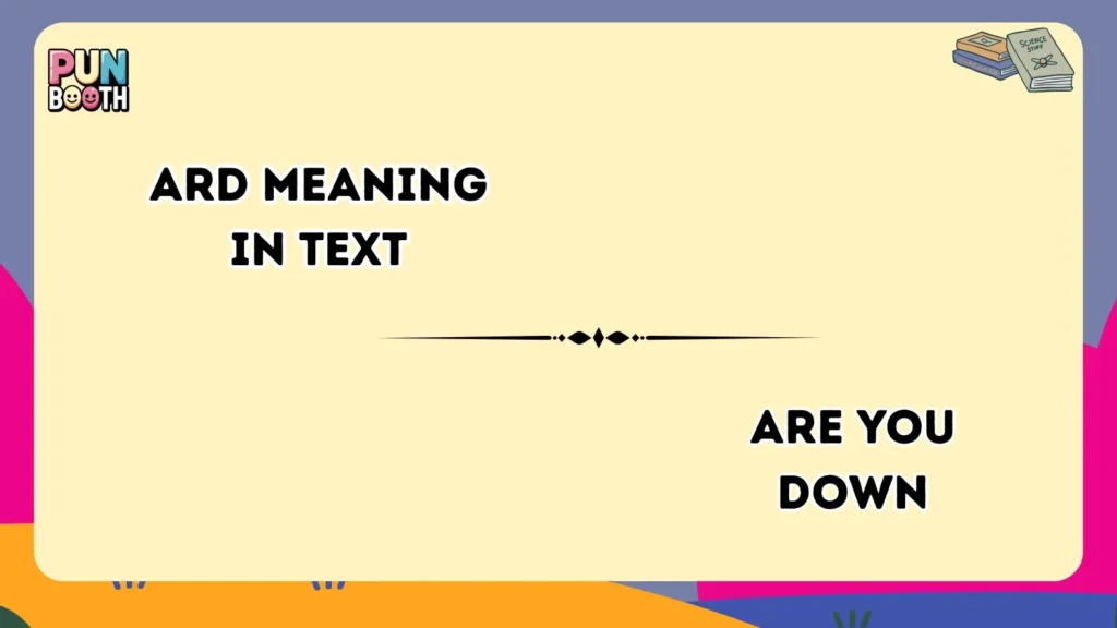 ard meaning in text